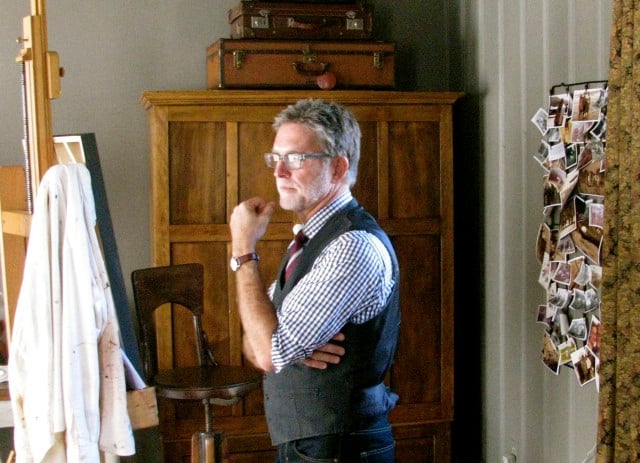 David in the process of painting: concept and inspiration