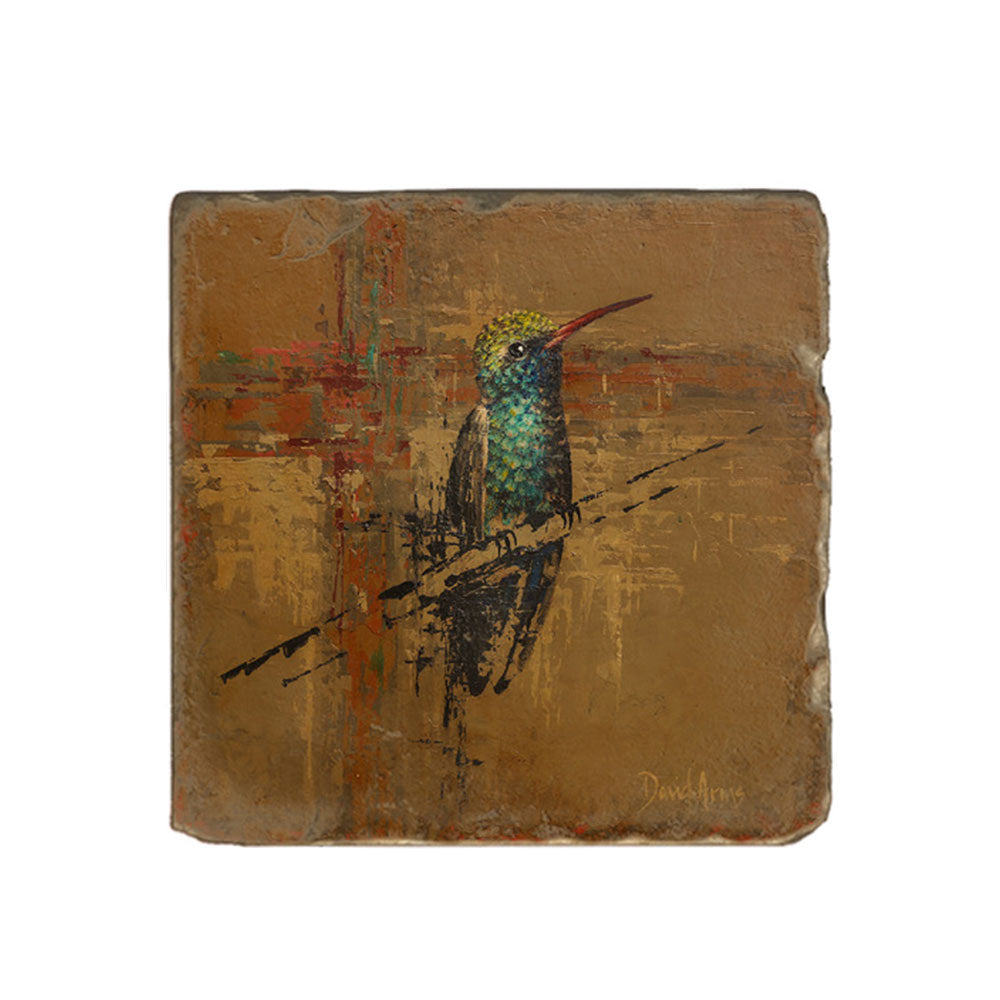 “Hummingbird” Marble Coaster