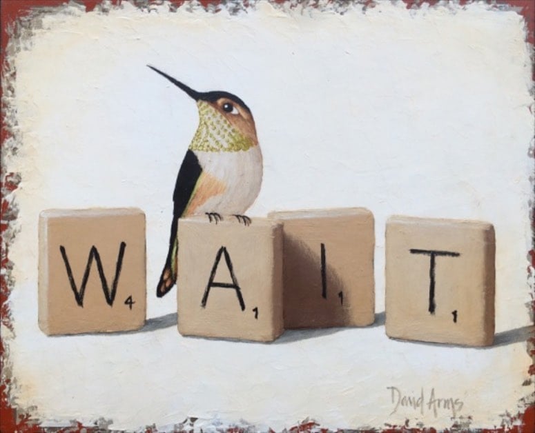 Wait • 9x11
