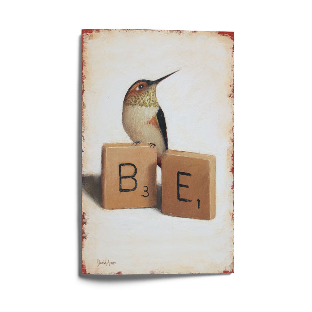 “Be” (Scrabble) Softcover Notebook
