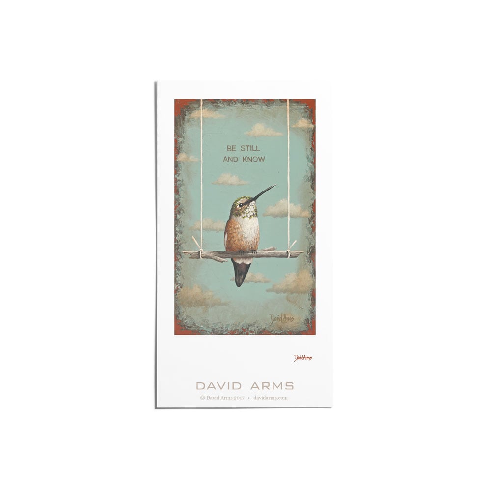 “Be Still And Know” Art Print