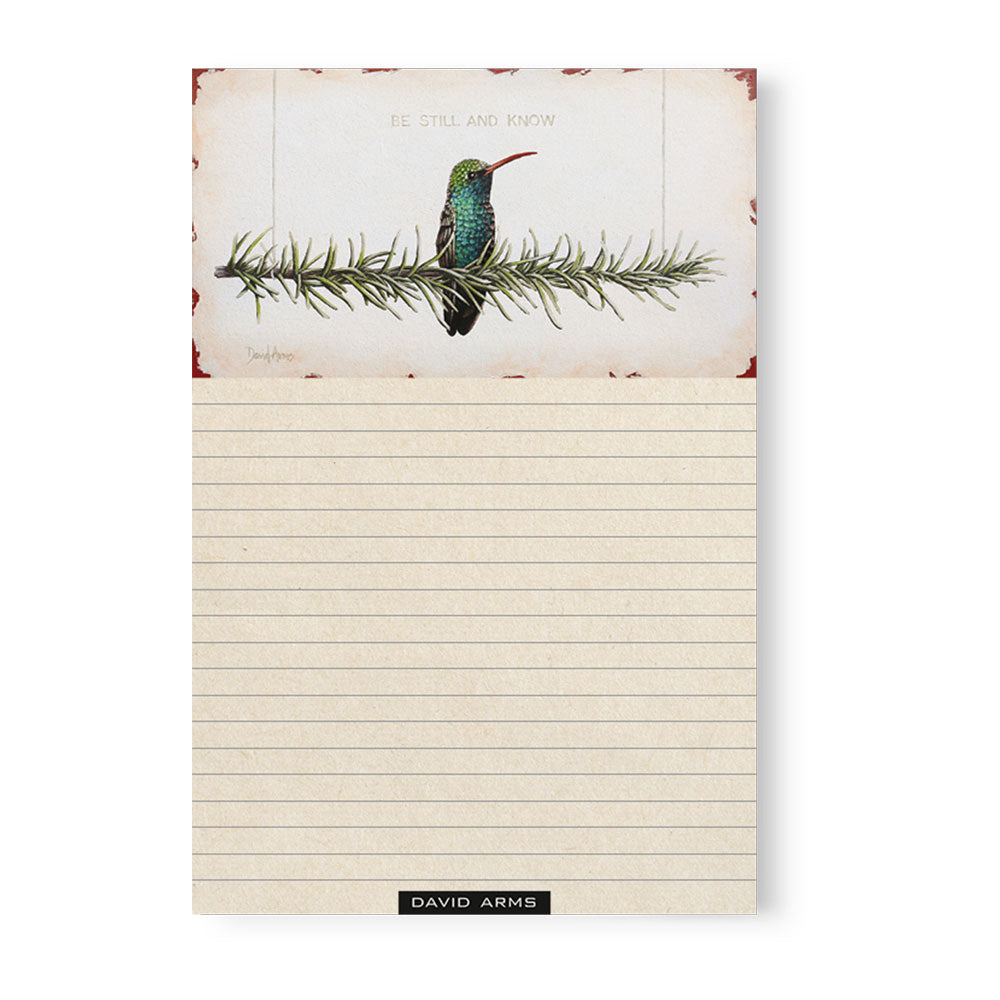 "Be Still And Know" (Rosemary) Notepad
