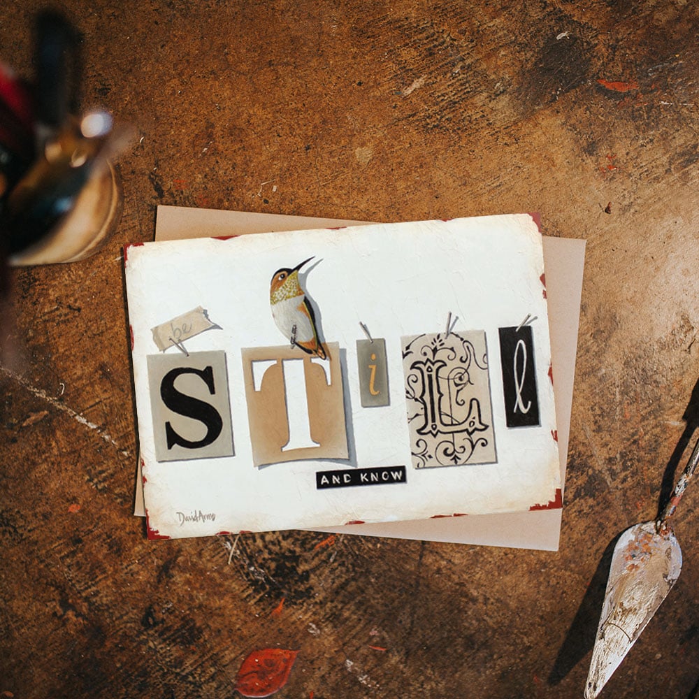 “Be Still And Know” (Tags) Notecards