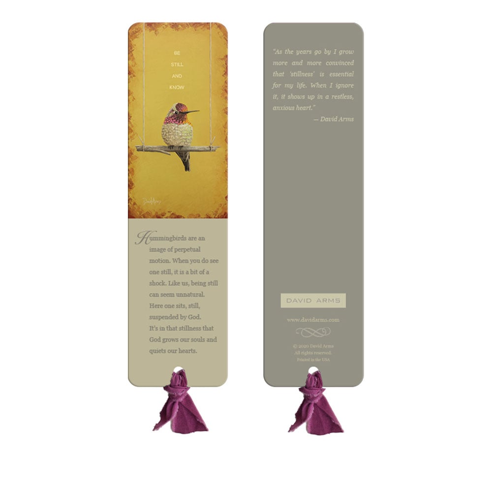 “Be Still And Know” (Yellow) Bookmark