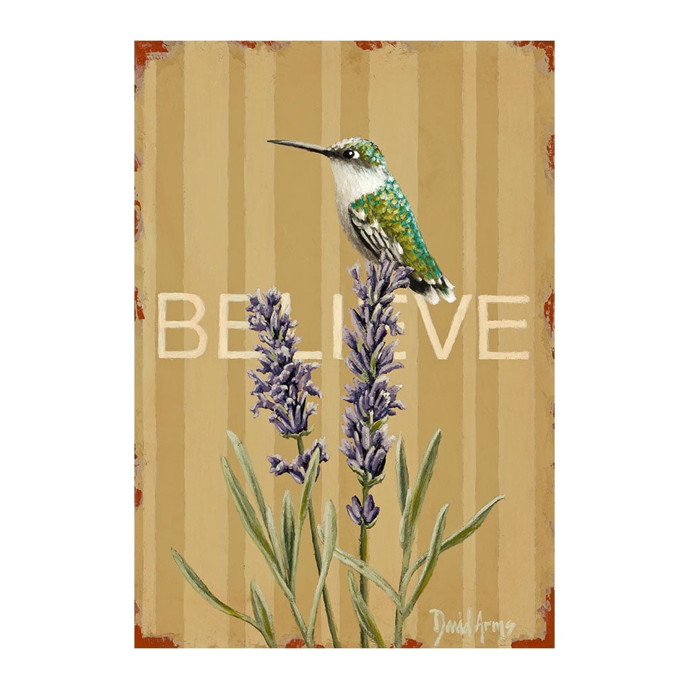 Believe (Lavender) • 9x13