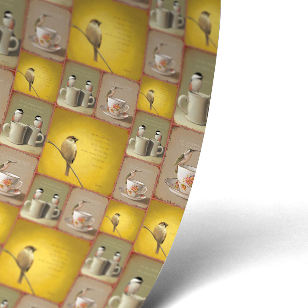 “Birds” Wrapping Paper Sheet