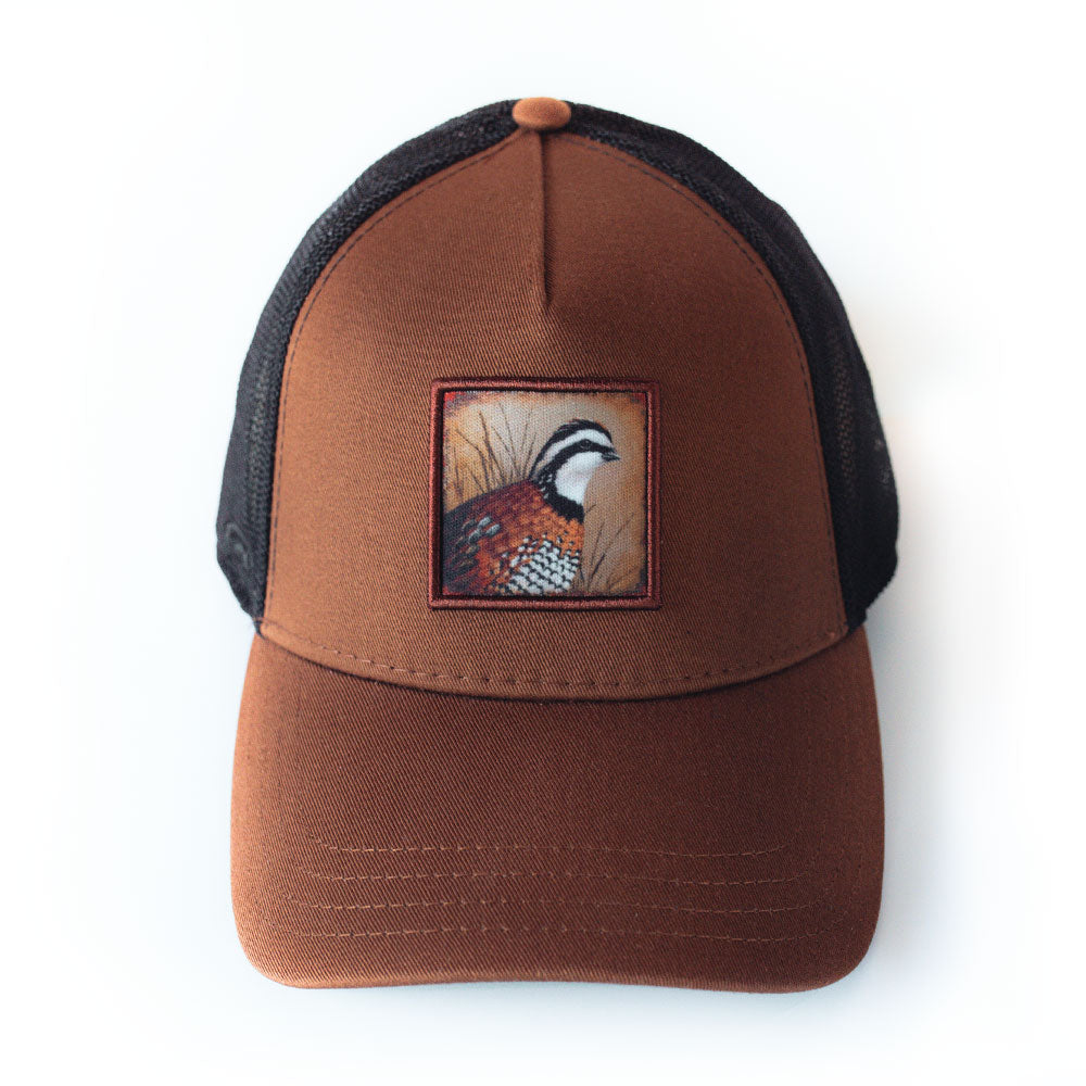 “Quail” Cap (Brown/Black)