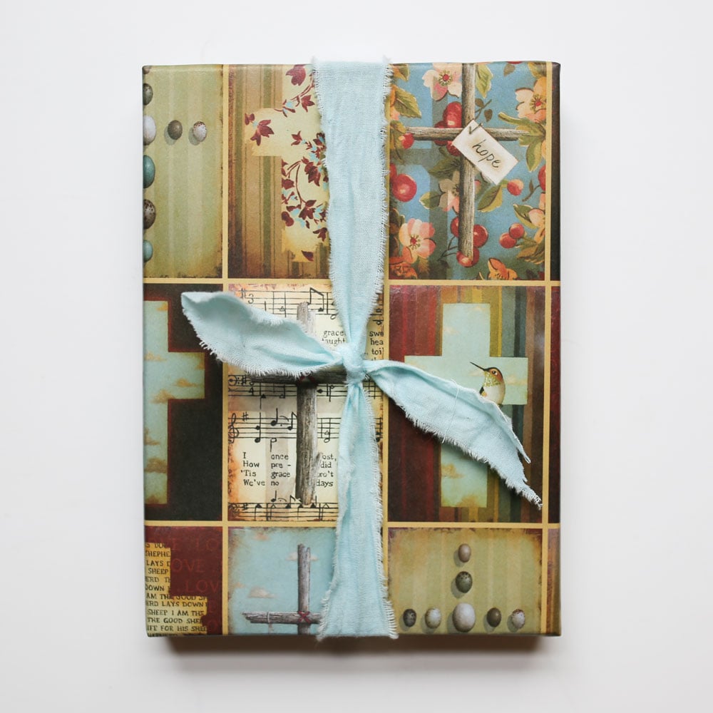 “Crosses” Wrapping Paper Sheet