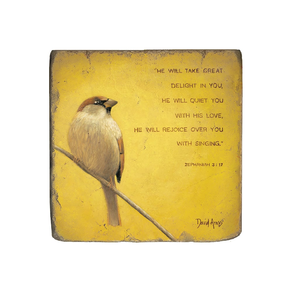 “Delight” Marble Coaster