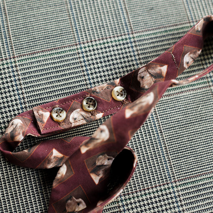 Dog Bow Tie (Burgundy)