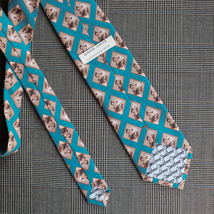 Dog Necktie (Blue)