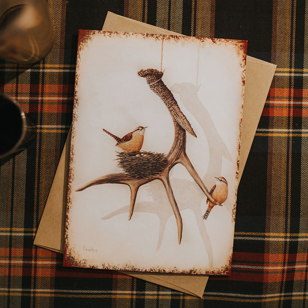 “Faith (Antlers)” Notecards