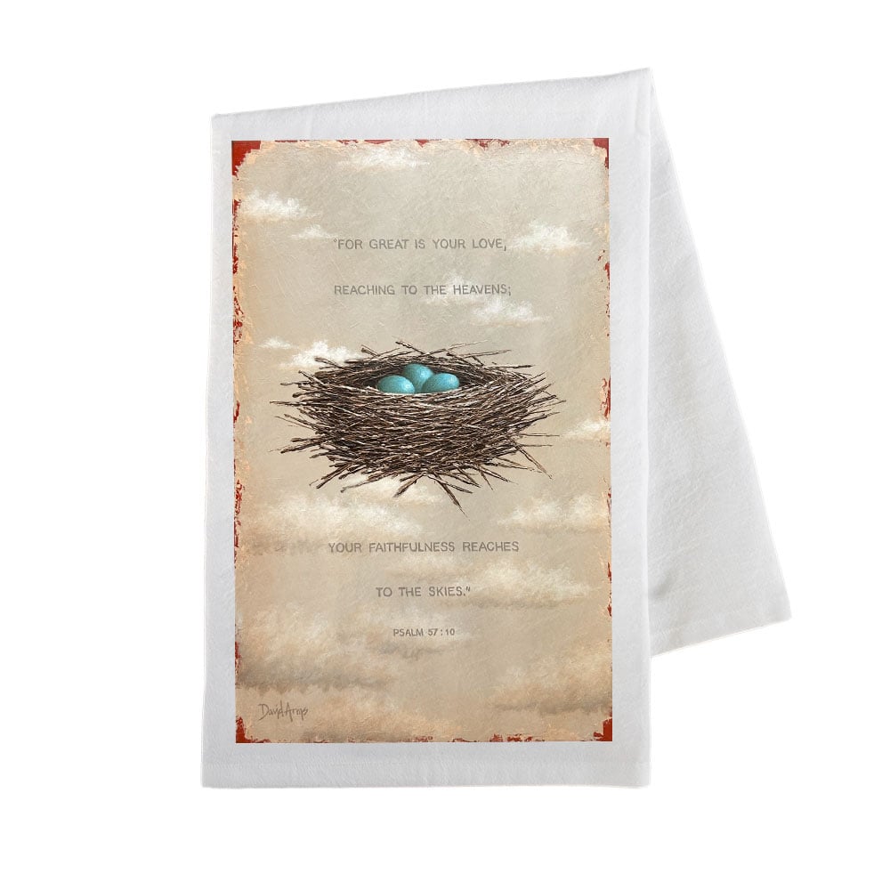 “Faithfulness” Flour Sack Tea Towel