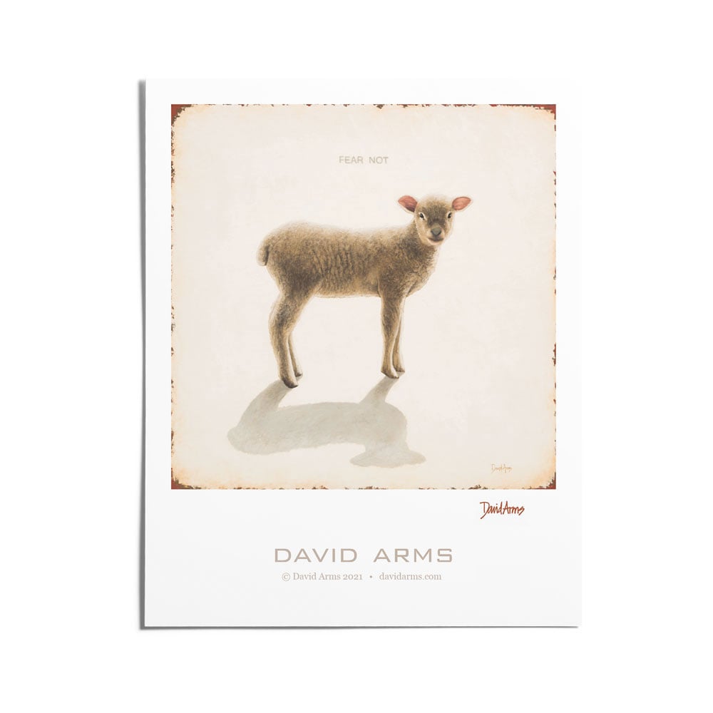 “Fear Not” (Lamb) Art Print