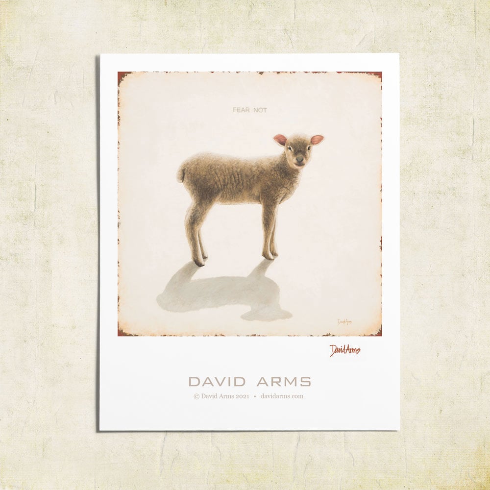 “Fear Not” (Lamb) Art Print