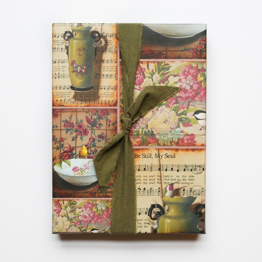 “Floral” Wrapping Paper Sheet