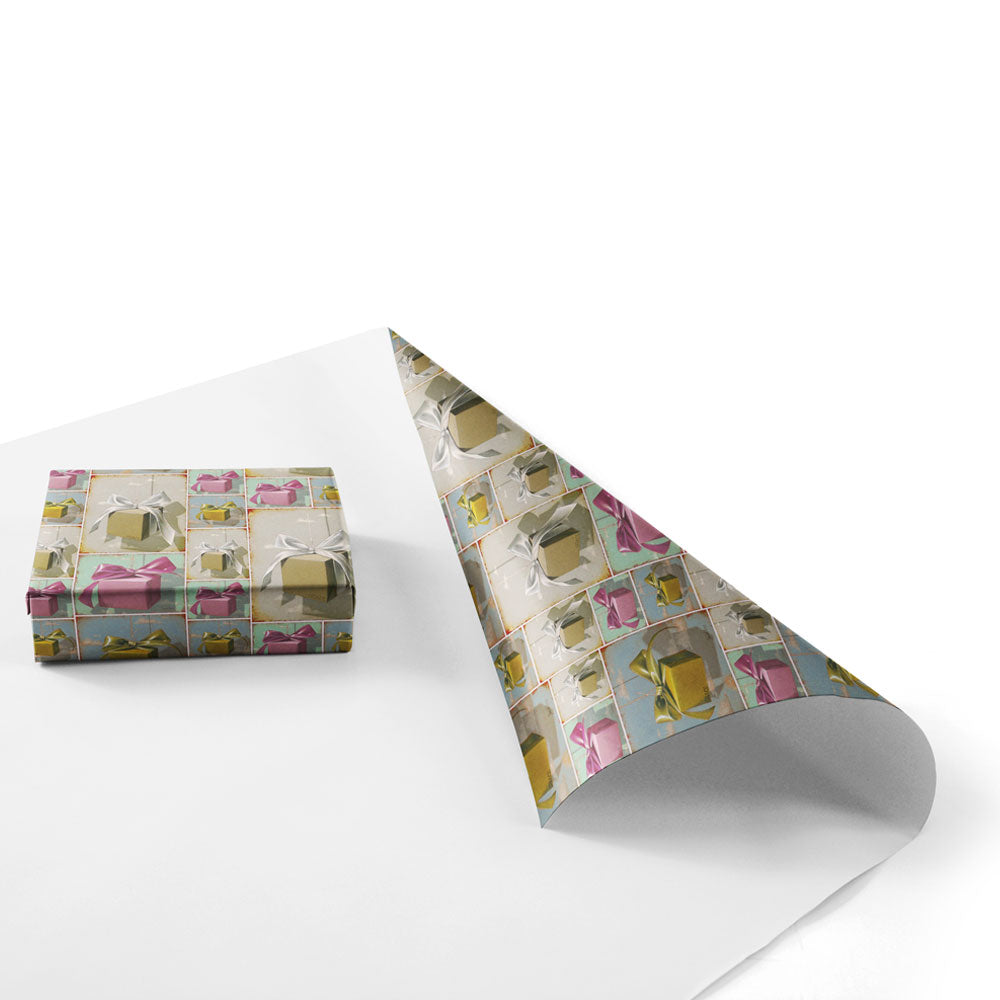 “Gifts” Wrapping Paper Sheet