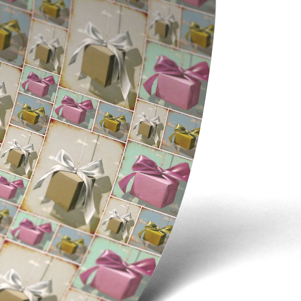 “Gifts” Wrapping Paper Sheet
