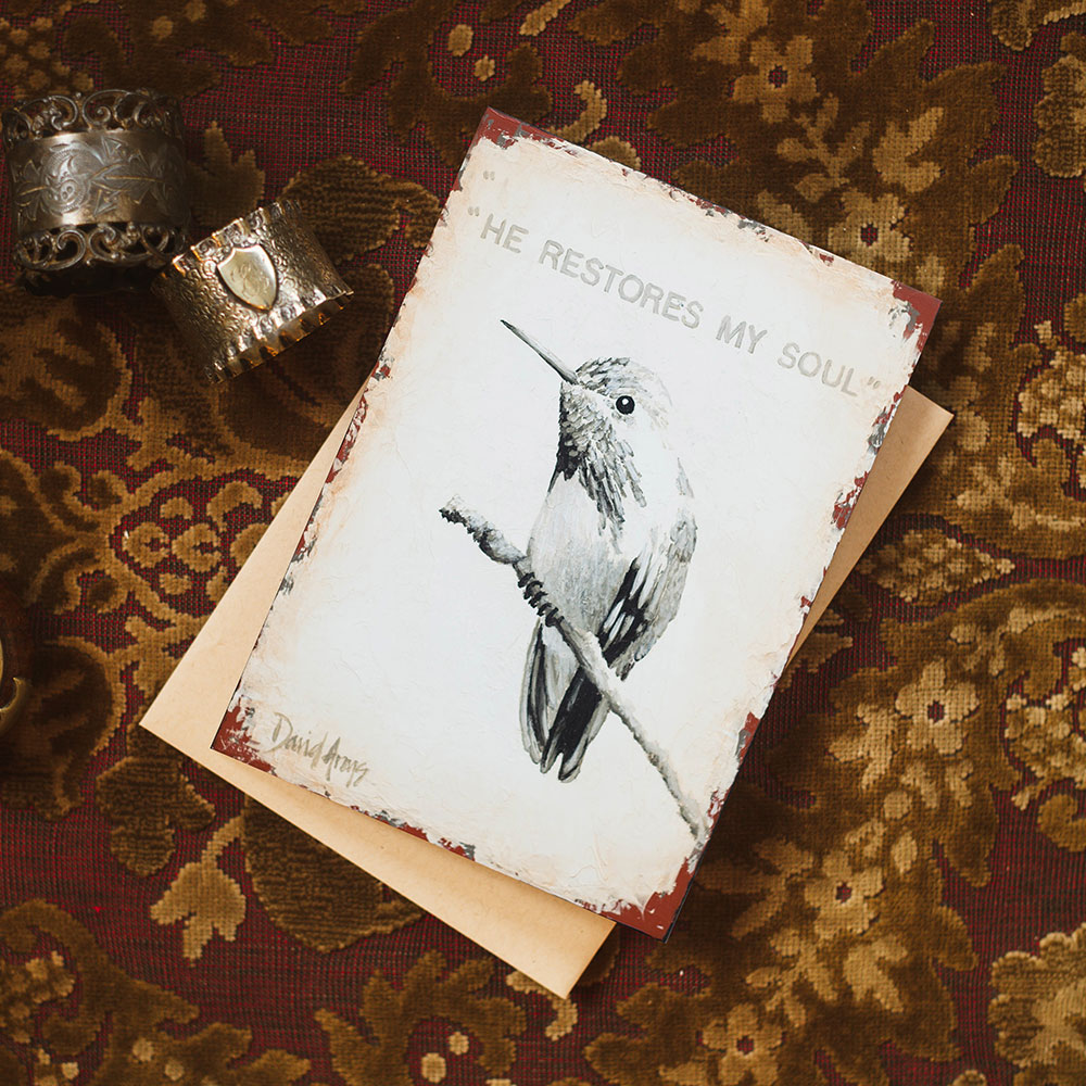 “He Restores My Soul” Notecards