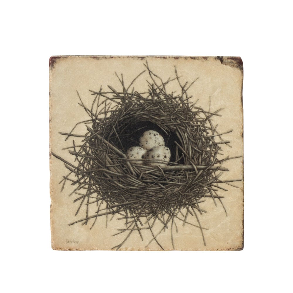 “Hope” (Nest) Marble Coaster