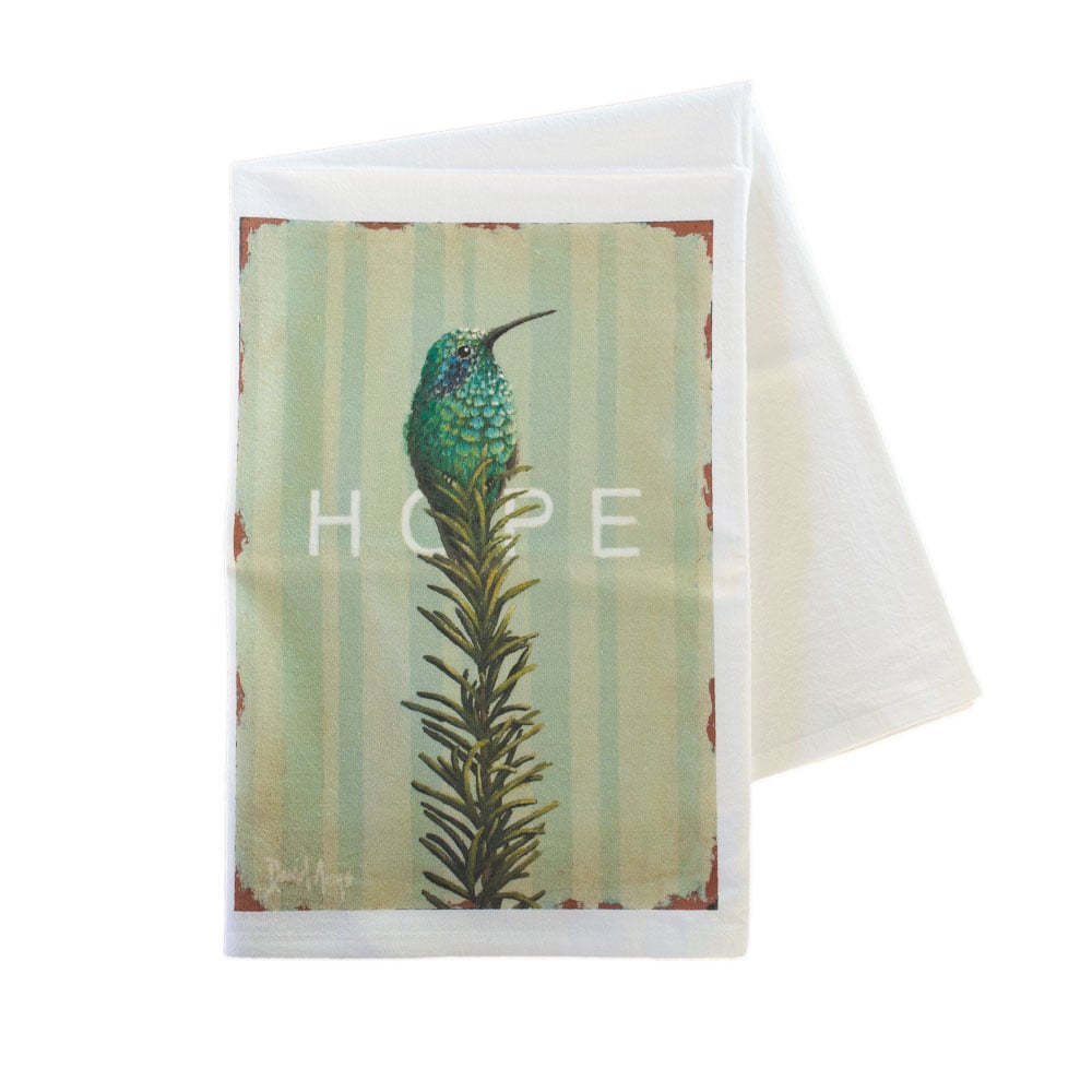“Hope” Flour Sack Tea Towel