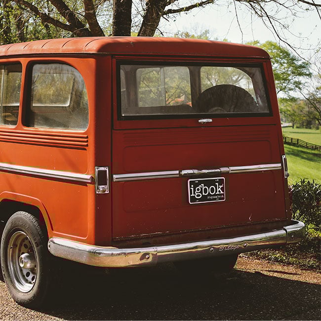 igbok® License Plate