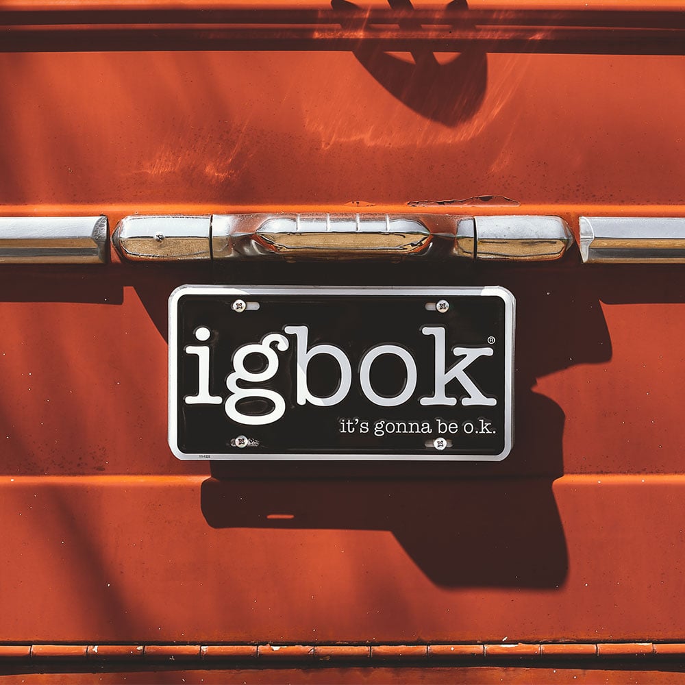 igbok® License Plate