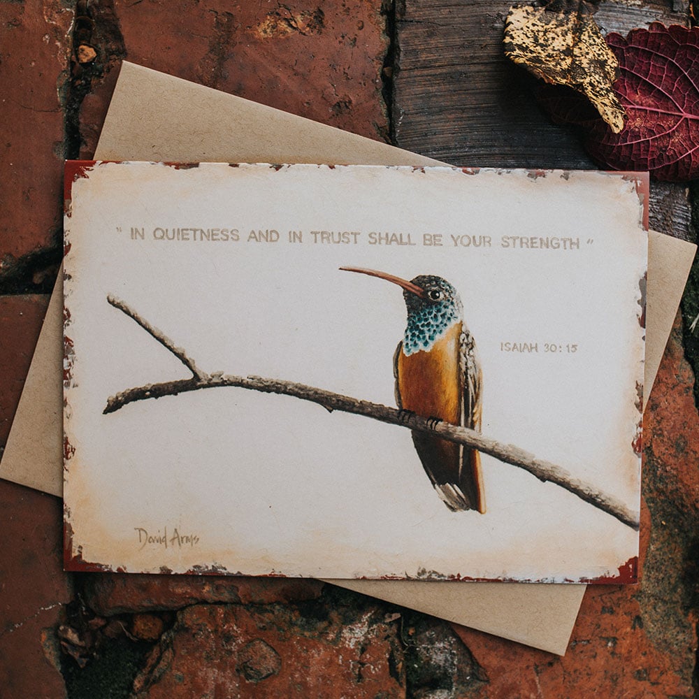 “In Quietness & Trust” Notecards