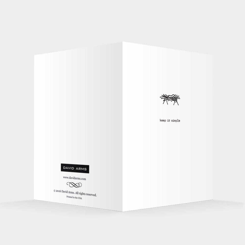 “Keep It Simple” Christmas Card