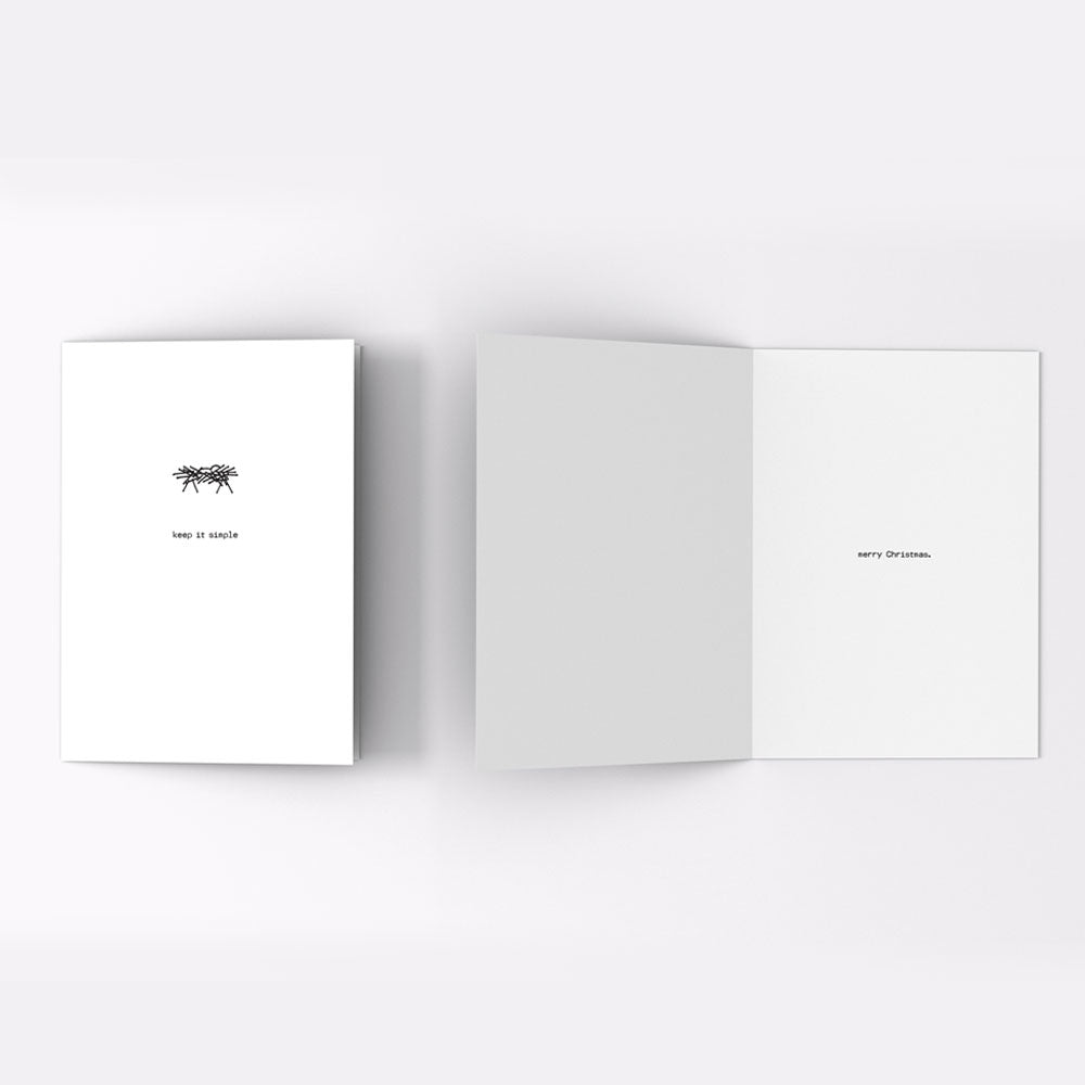 “Keep It Simple” Christmas Card