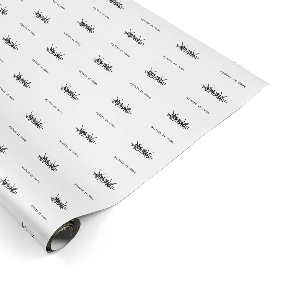 “Keep It Simple” Wrapping Paper