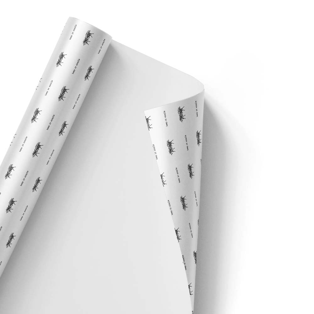 “Keep It Simple” Wrapping Paper