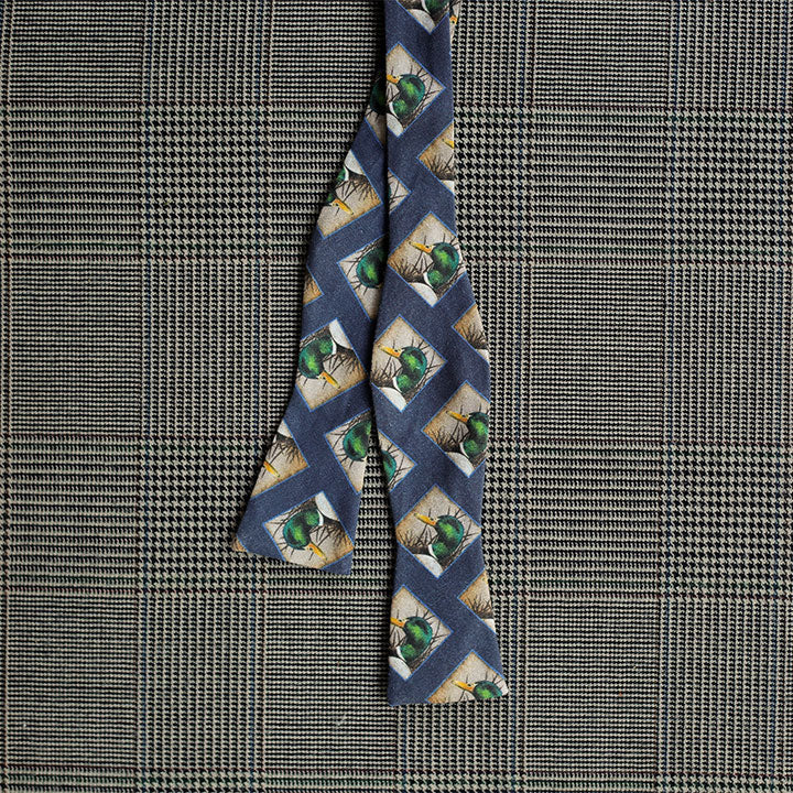 Mallard Bow Tie (Blue)