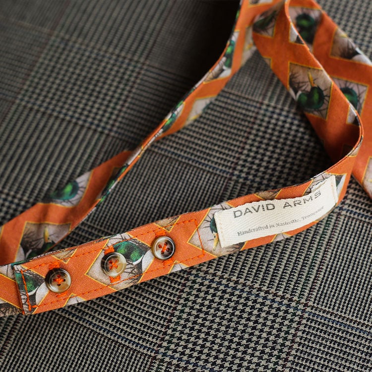 Mallard Bow Tie (Orange)