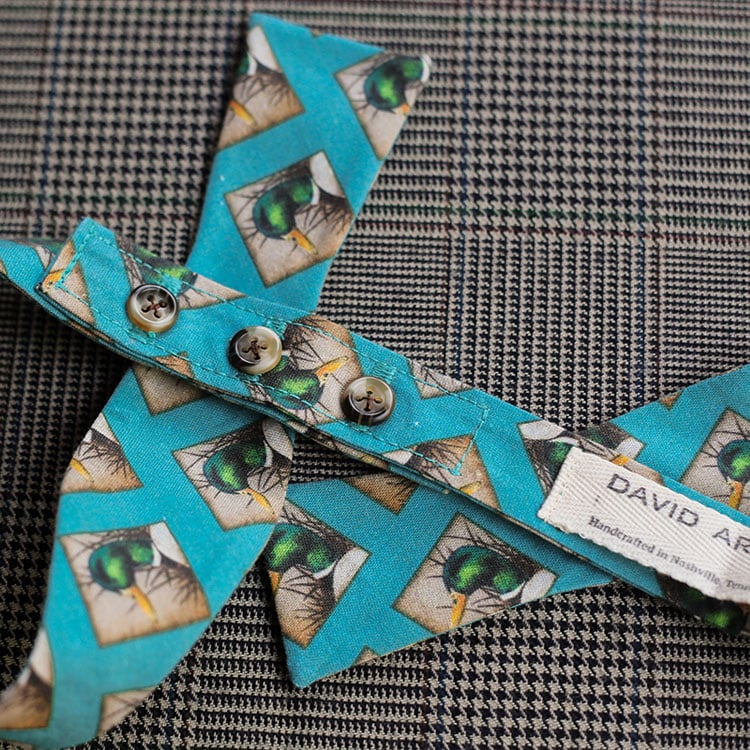 Mallard Bow Tie (Teal)