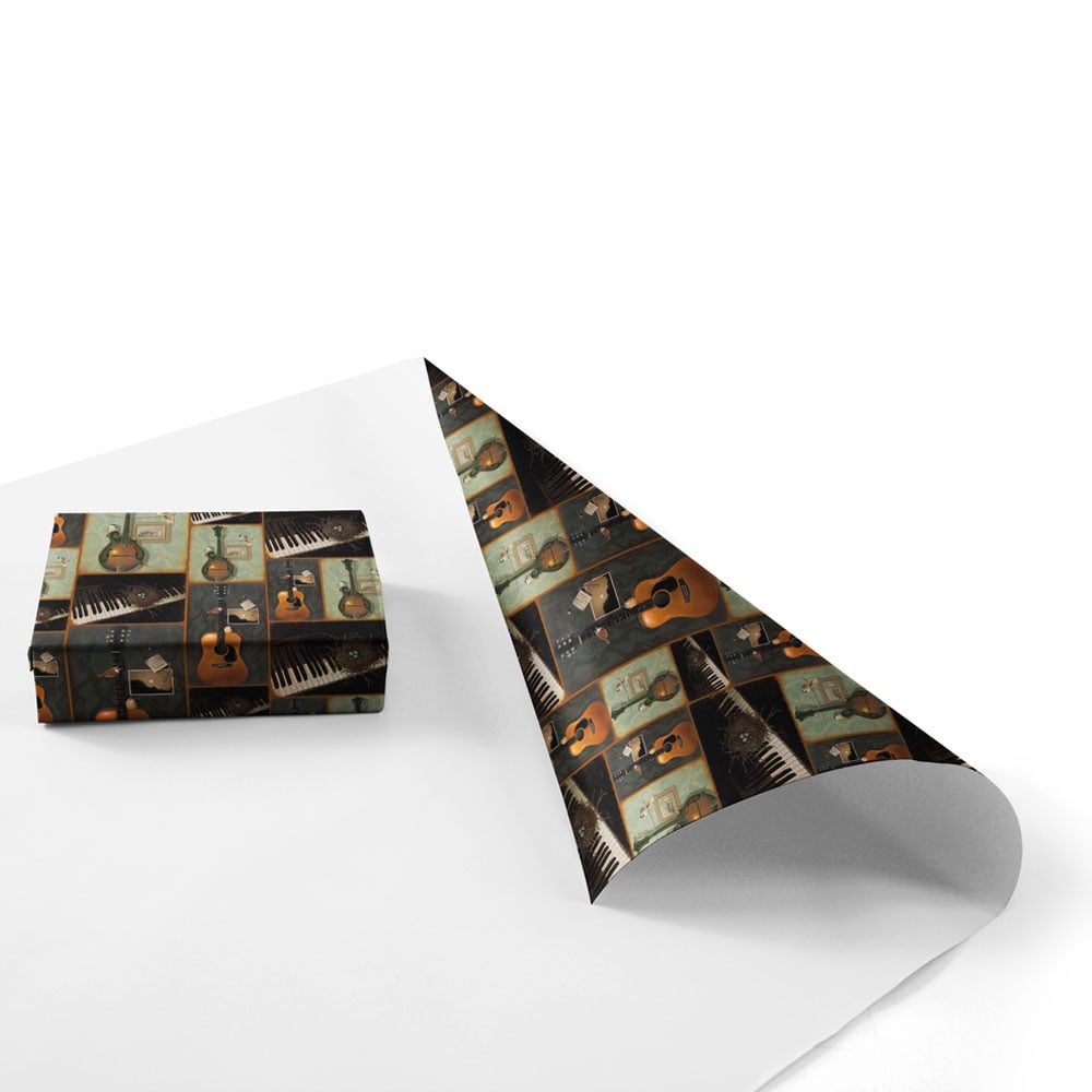 “Music” Wrapping Paper Sheet