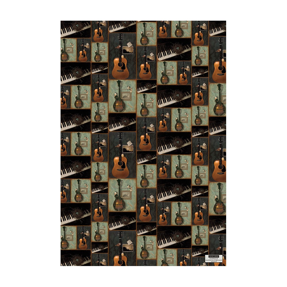 “Music” Wrapping Paper Sheet