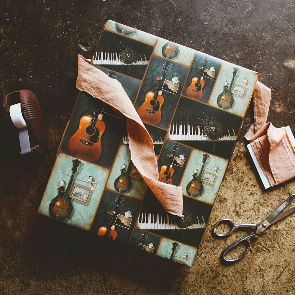 “Music” Wrapping Paper Sheet