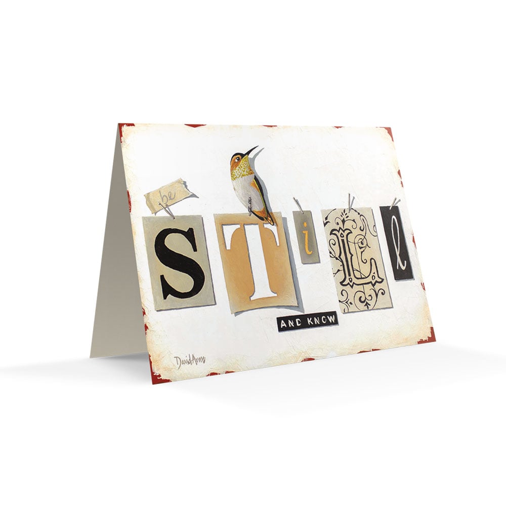 “Be Still And Know” (Tags) Notecards