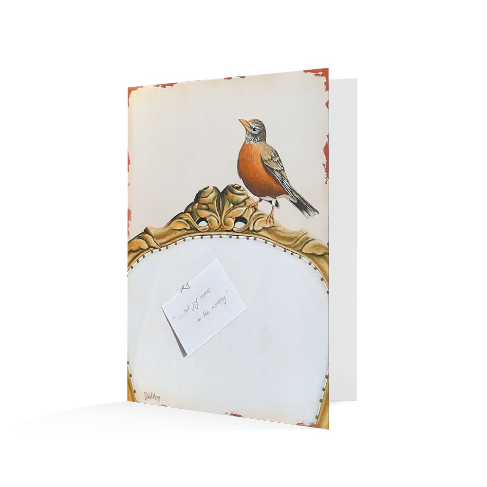 “Joy Comes In The Morning” (Robin) Notecards