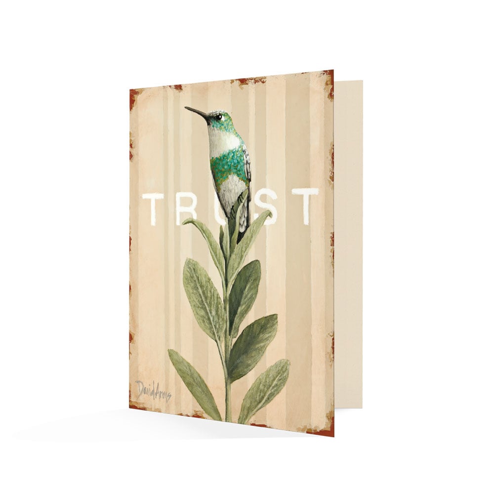 “Trust” (Sage) Notecards
