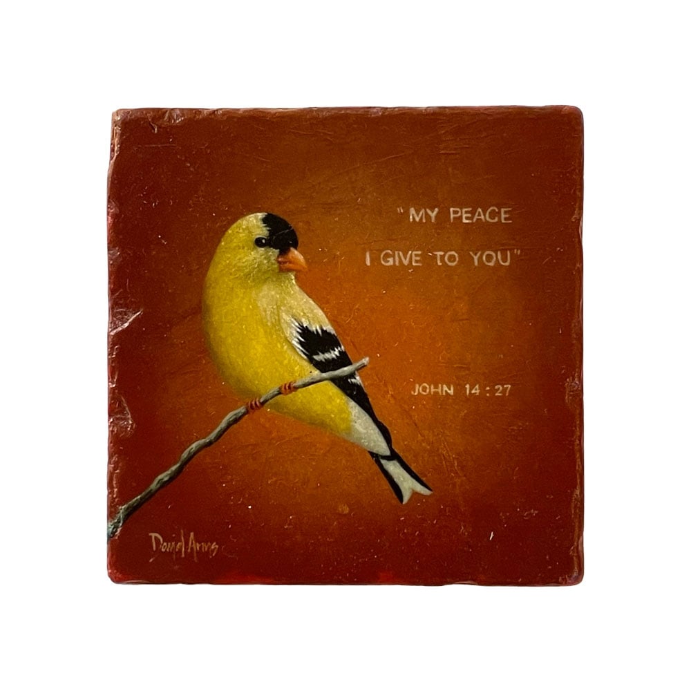 “Peace I Give” Marble Coaster