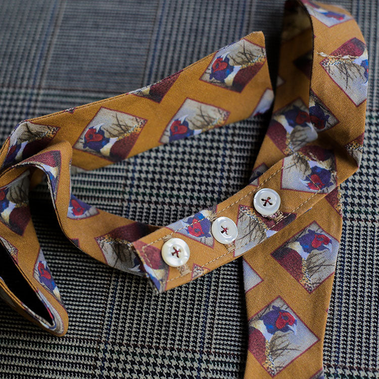 Pheasant Bow Tie (Gold)