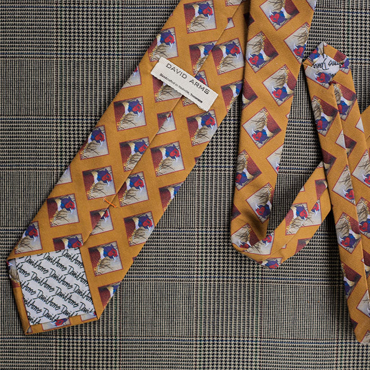 Pheasant Necktie (Gold)