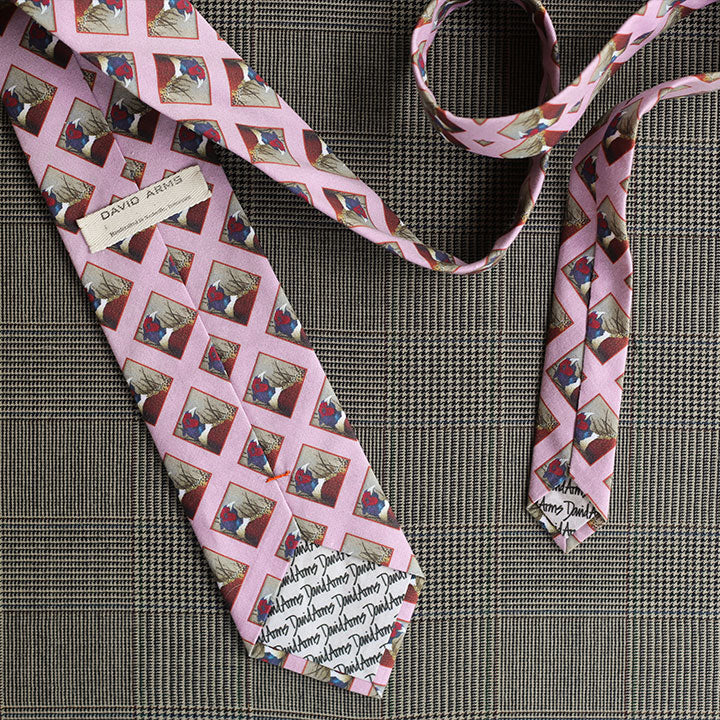 Pheasant Necktie (Lavender)