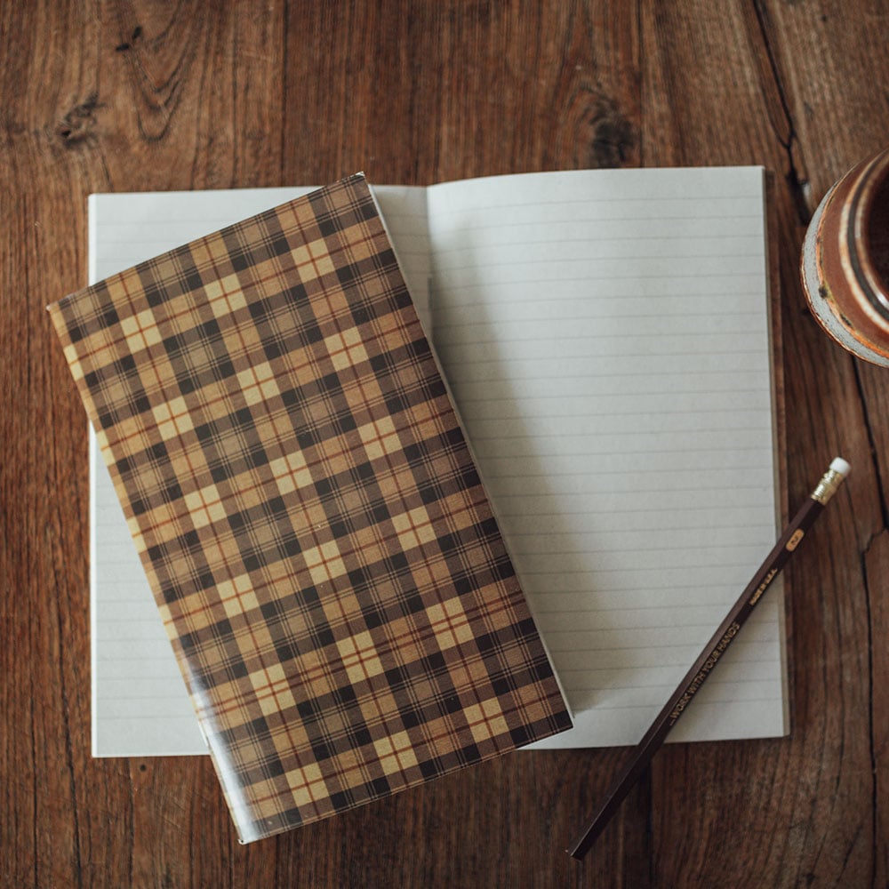 “Plaid” Softcover Notebook
