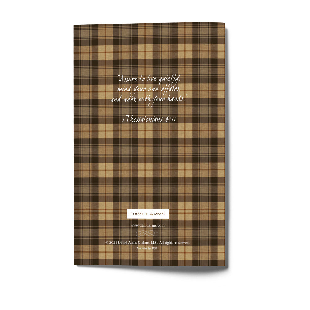 “Plaid” Softcover Notebook