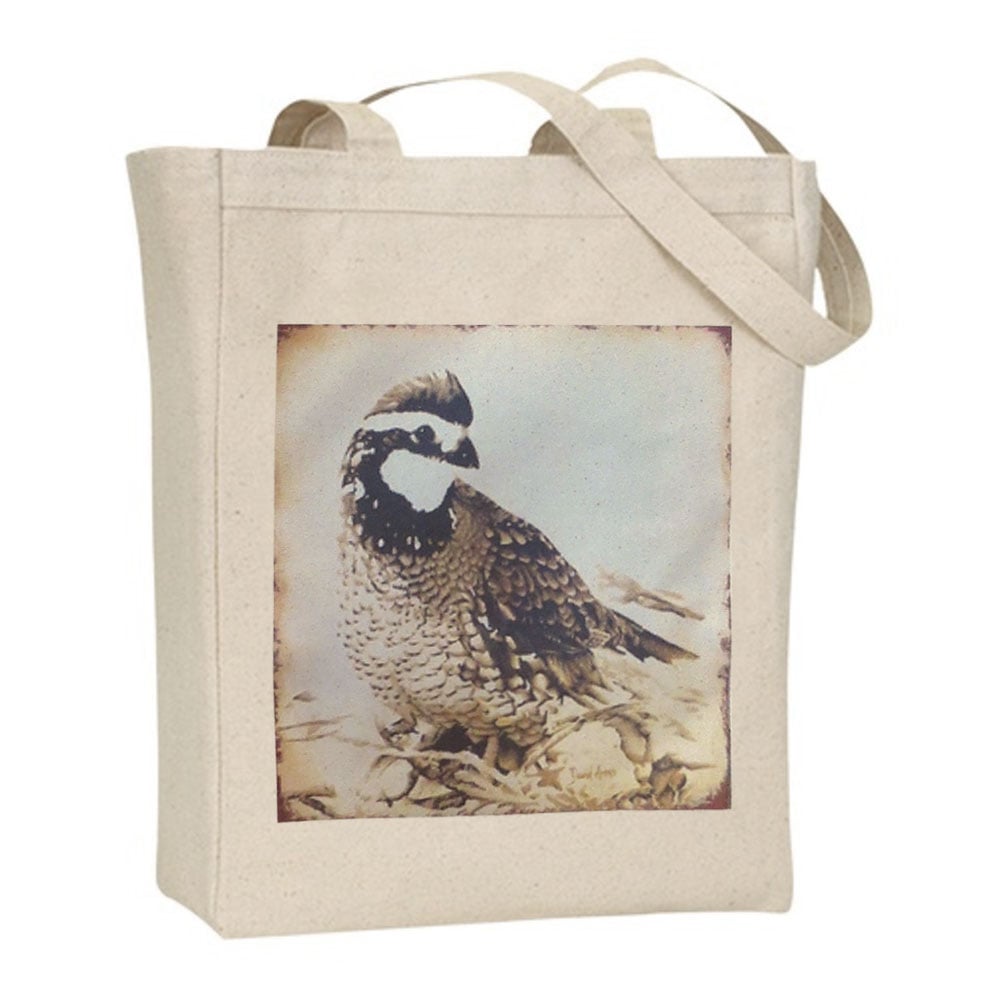 “Quail” Canvas Tote Bag