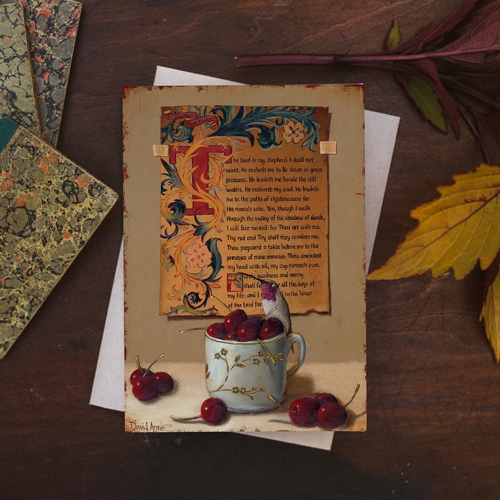 “Restores (Psalm 23)” Notecards