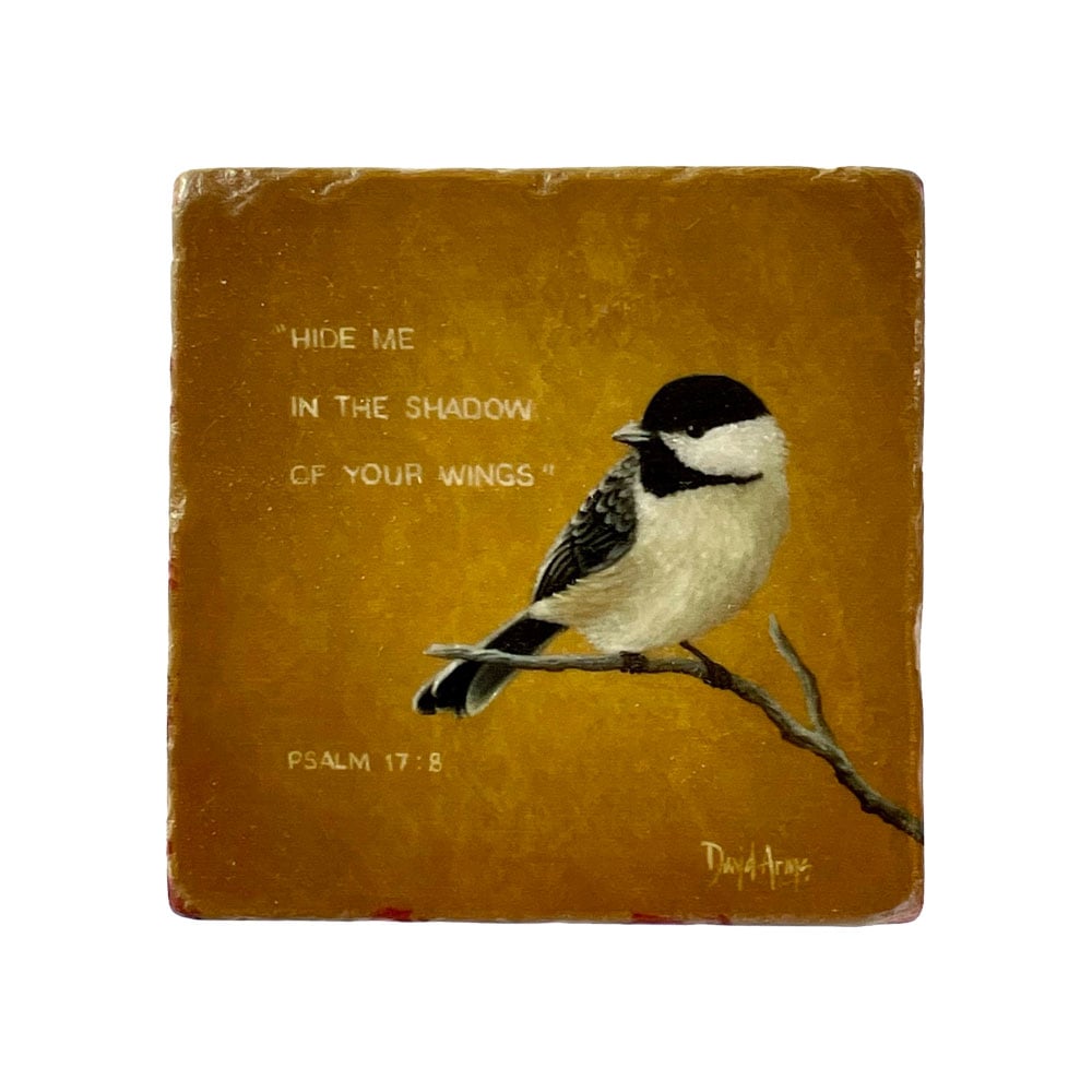 “Shadow of Your Wings” Marble Coaster
